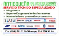 SERVICIO DE REPARACION EQUIPOS DE FOTOCOPIADO E IMPRESION
